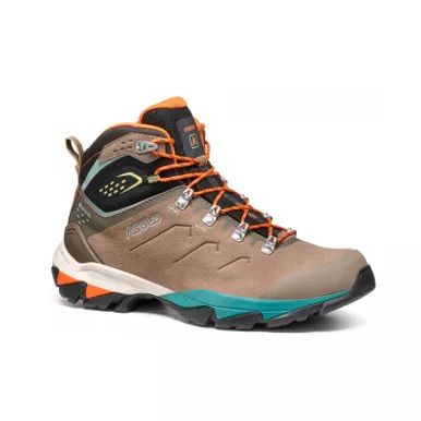 ASOLO Women's Acadia Mid LTH GTX Graphite/Sky Blue Boots (B40077-199)