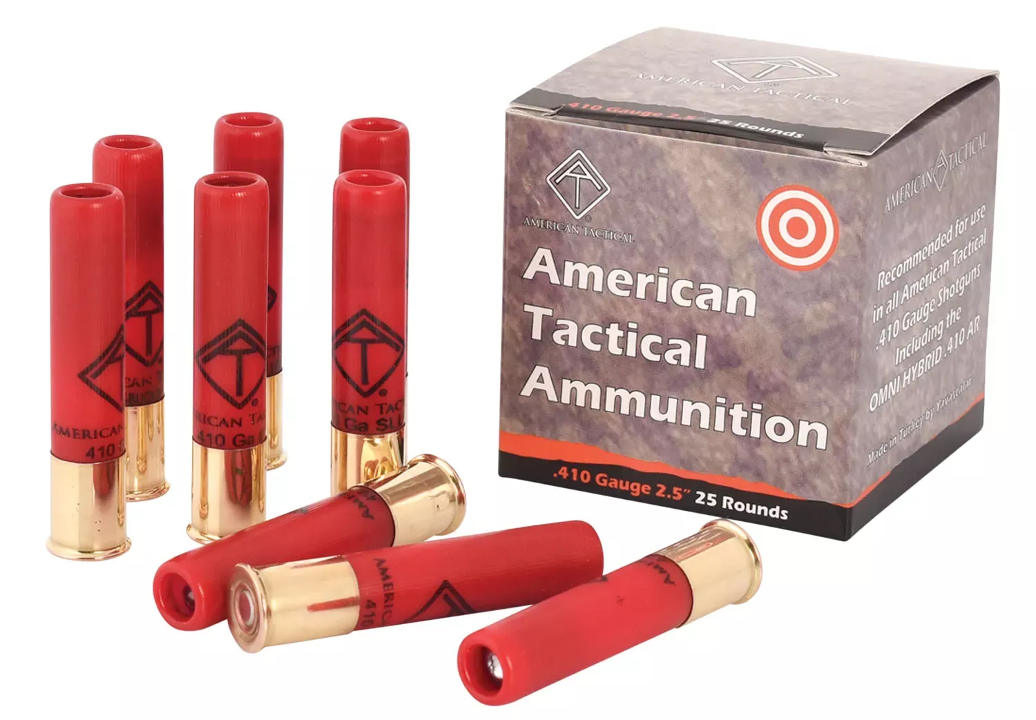 ATI Shotshell 410 Gauge 2.50" 1/2 oz Slug Shot 25 Per Box