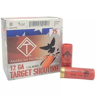 ATI Target Load 12Gauge 2.75" 1oz 8Shot 25 Per Box/10 Case
