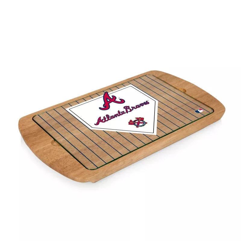 Atlanta Braves – Billboard Glass Top Serving Tray