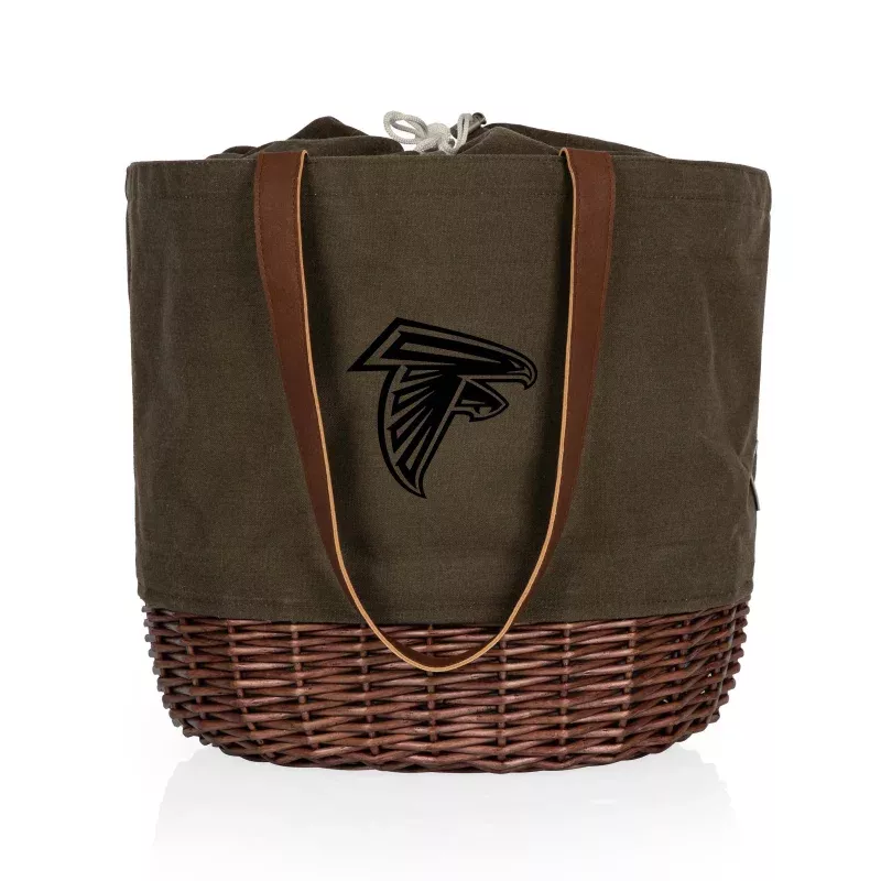 Atlanta Falcons – Coronado Canvas and Willow Basket Tote