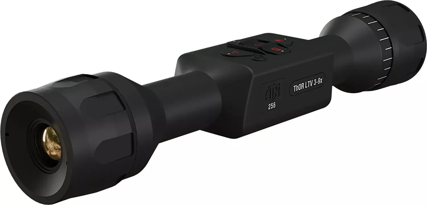 ATN Thor LTV Thermal Scope 3-9x25mm Multi Reticle 256×192 12 Microns 50 Hz Resolution30mm Tube Aluminum Black