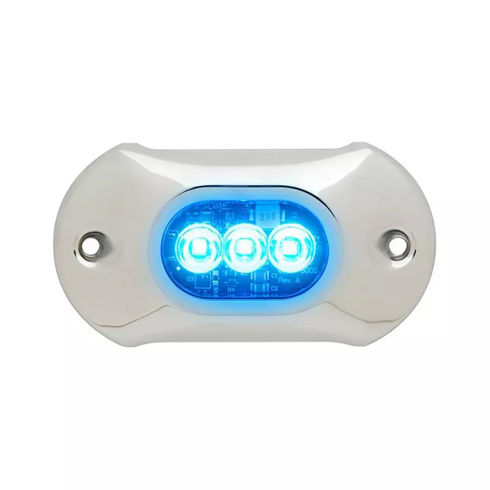 Attwood LightArmor HPX Underwater Light – 3 LED & Blue