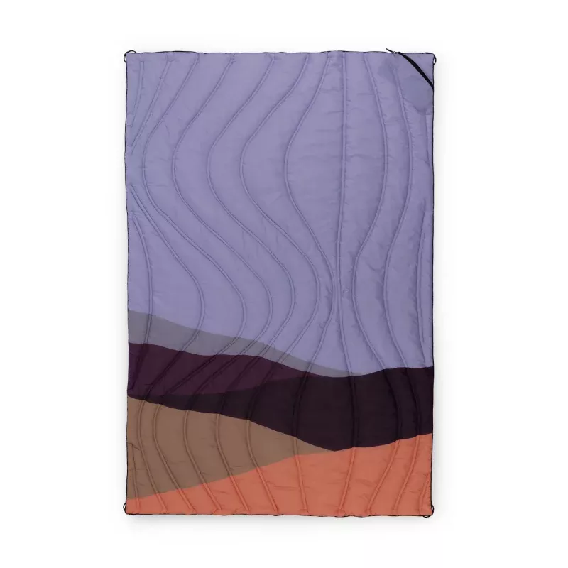 Aura Outdoor Puffer Blanket|Sunset Desert&Afternoon Fields&Morning Ocean&Sunrise Mountain