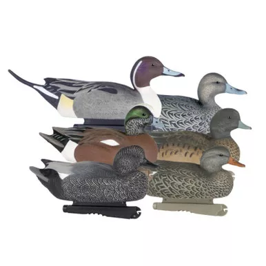 AVERY Life-Size Puddler Duck Decoys, 6-Pack (73046)