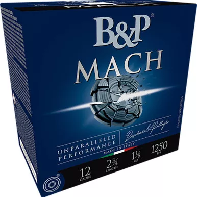 B&p Ammunition 12B78F28 Mach 12Gauge 2.75" 7/8oz 8Shot 25 Per Box/10 Case