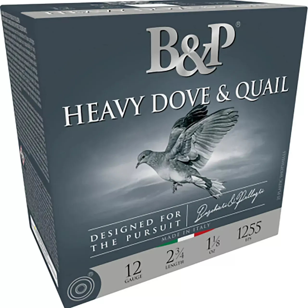 B&P Ammunition Heavy Dove & Quail 12 Gauge 2 3/4″ 1 1/8 oz. 9 Shot 25 Rounds