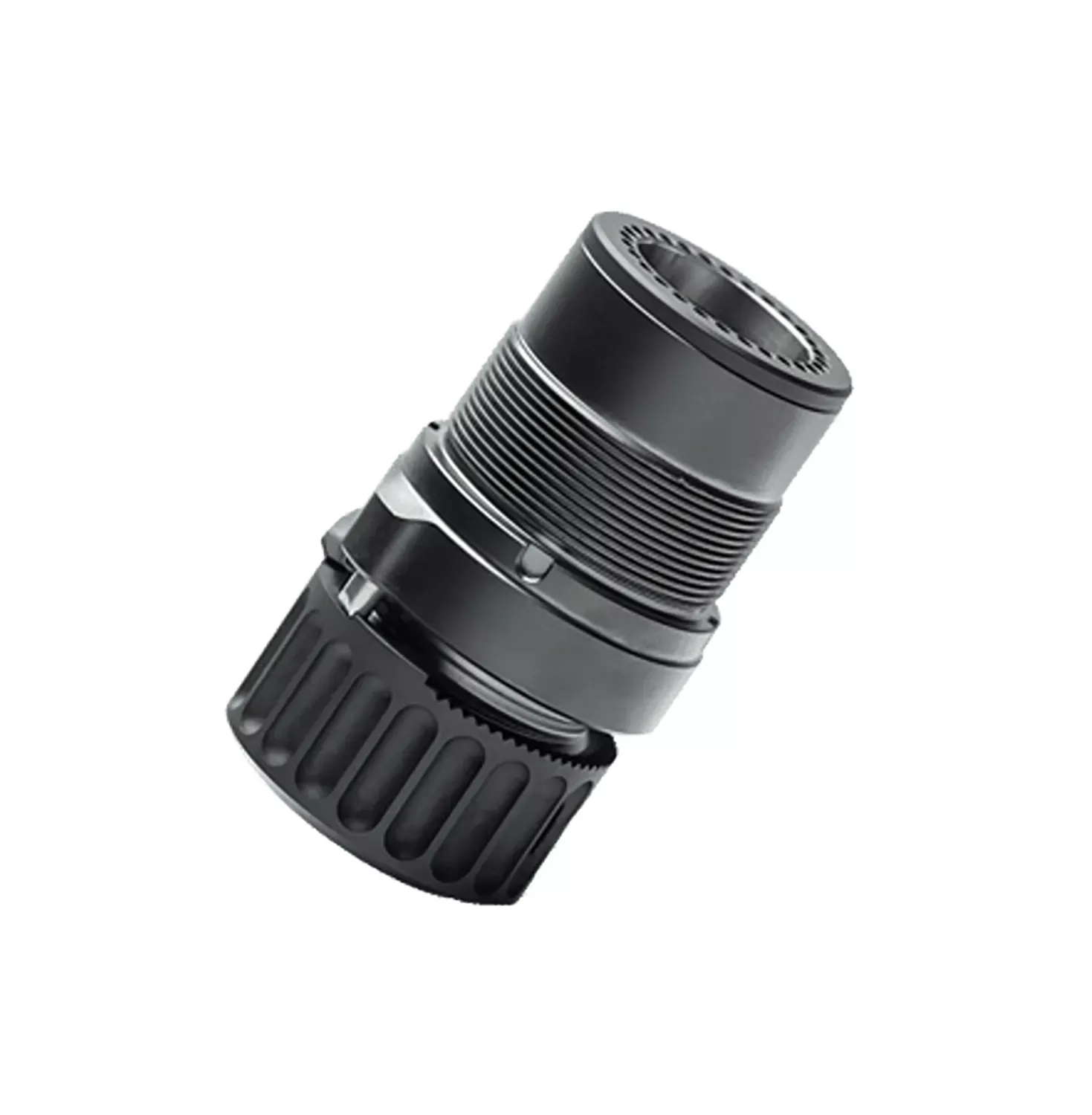 B&T Firearms HUB Adapter 5.56″ Black Titanium/Stainless Steel SD-145490