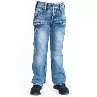 B.TUFF Boy's Casey II Medium Wash Jeans (B01-MCASII-MWH)