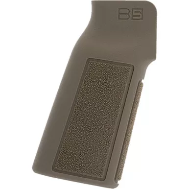 B5 Systems PGR1453 Type 22 P-Grip FDE Aggressive Textured Polymer, Increased Vertical Grip Angle with No Backstrap, Fits AR-Platform