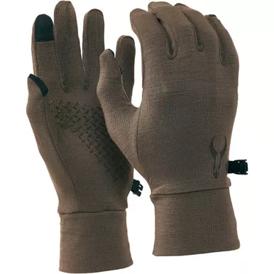 Badlands Gear 21-42276 Pecora Merino Glove Liner, Brown, Small