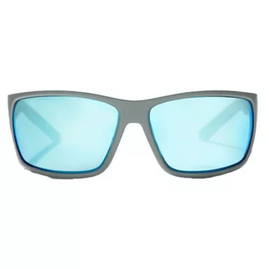 Bajio Bales Beach Sunglasses Matte Basalt Frame/Blue Plastic Lens