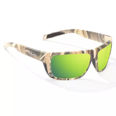 Bajio Palometa Sunglasses Mossy Oak Shadowgrass Habitat frame / Green Polycarbonate Lens