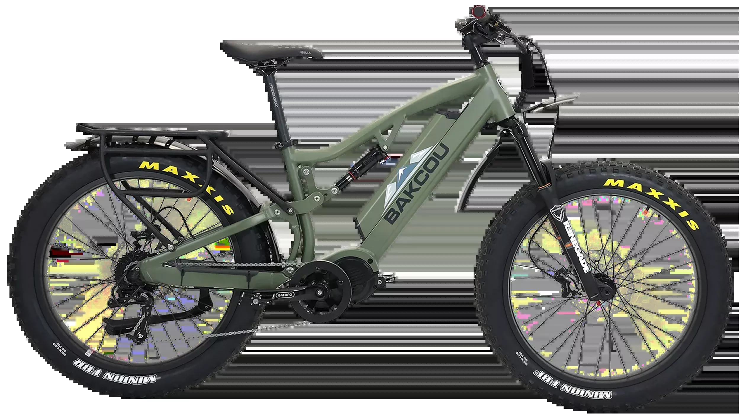 Bakcou E-bikes Storm 25, Bakcou B-s17-g-b25 Storm Med 25ah Mtagrn