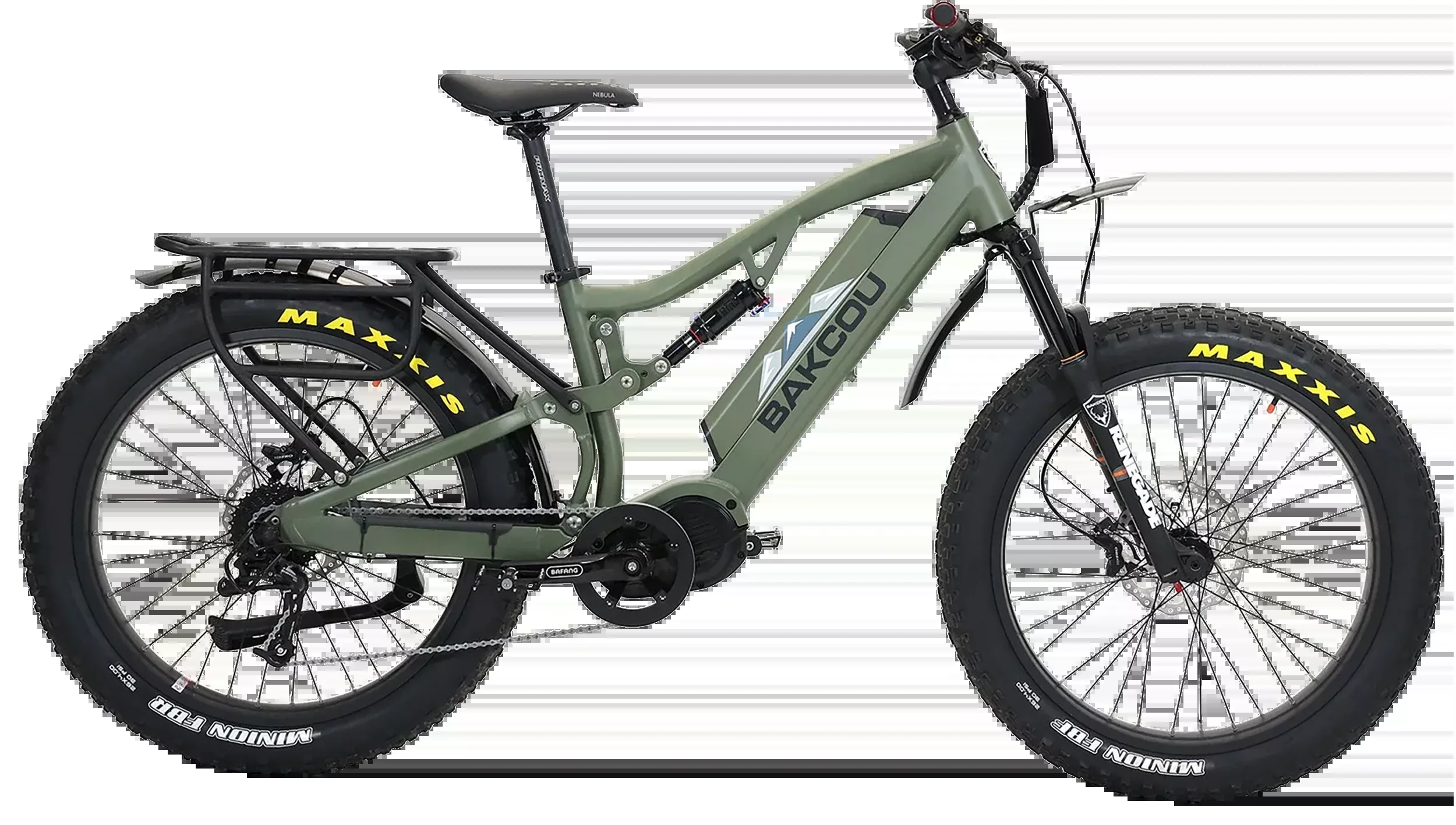 Bakcou E-bikes Storm 25, Bakcou B-s19-g-b25 Storm Lrg 25ah Mtagrn