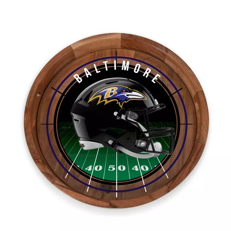 Baltimore Ravens – Barista Serving Tray with Glass Insert