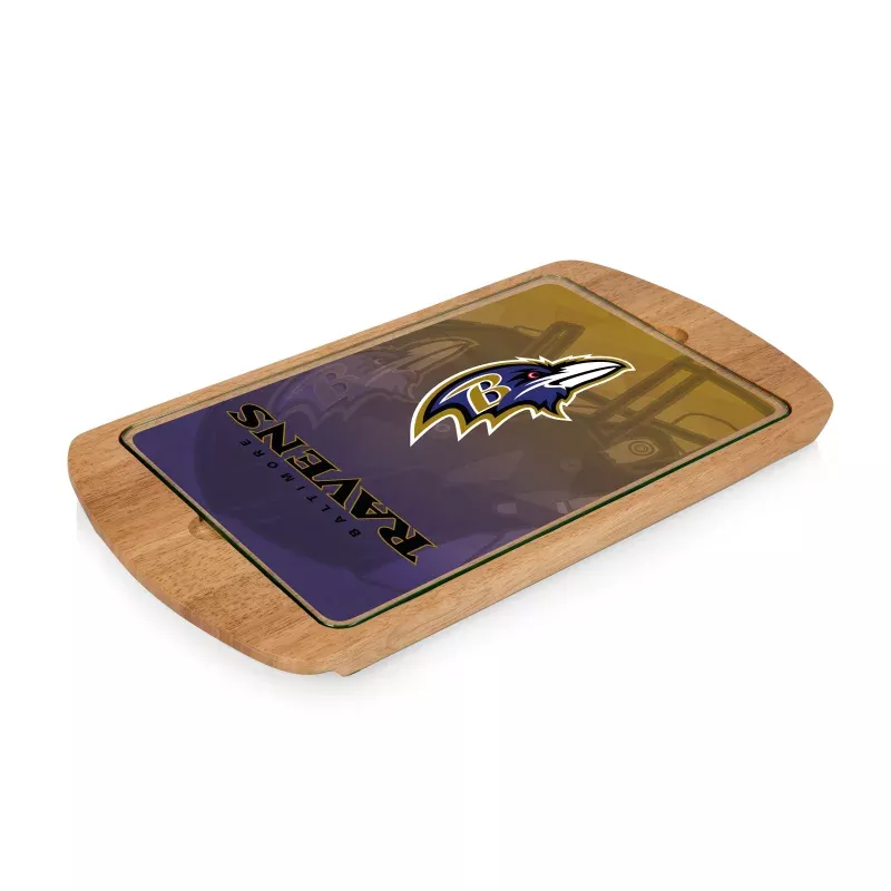 Baltimore Ravens – Billboard Glass Top Serving Tray