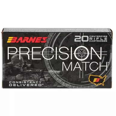 Barnes Bullets 30742 Precision Match 260Rem 140gr Open Tip Match Boat Tail 20 Per Box/10 Case