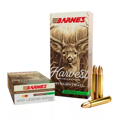 Barnes Bullets 32478 Harvest 400Legend 200gr Sierra Pro-Hunter 20 Rounds