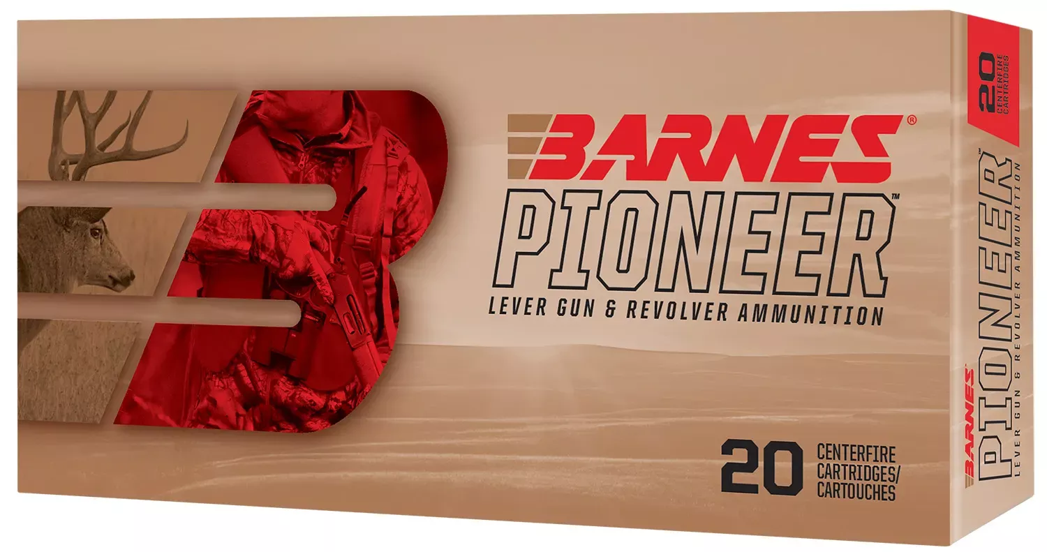 Barnes Bullets Barnes Pioneer 45 Colt Ammo 250 Grain Jacketed Flat Point 20 Rounds 32142