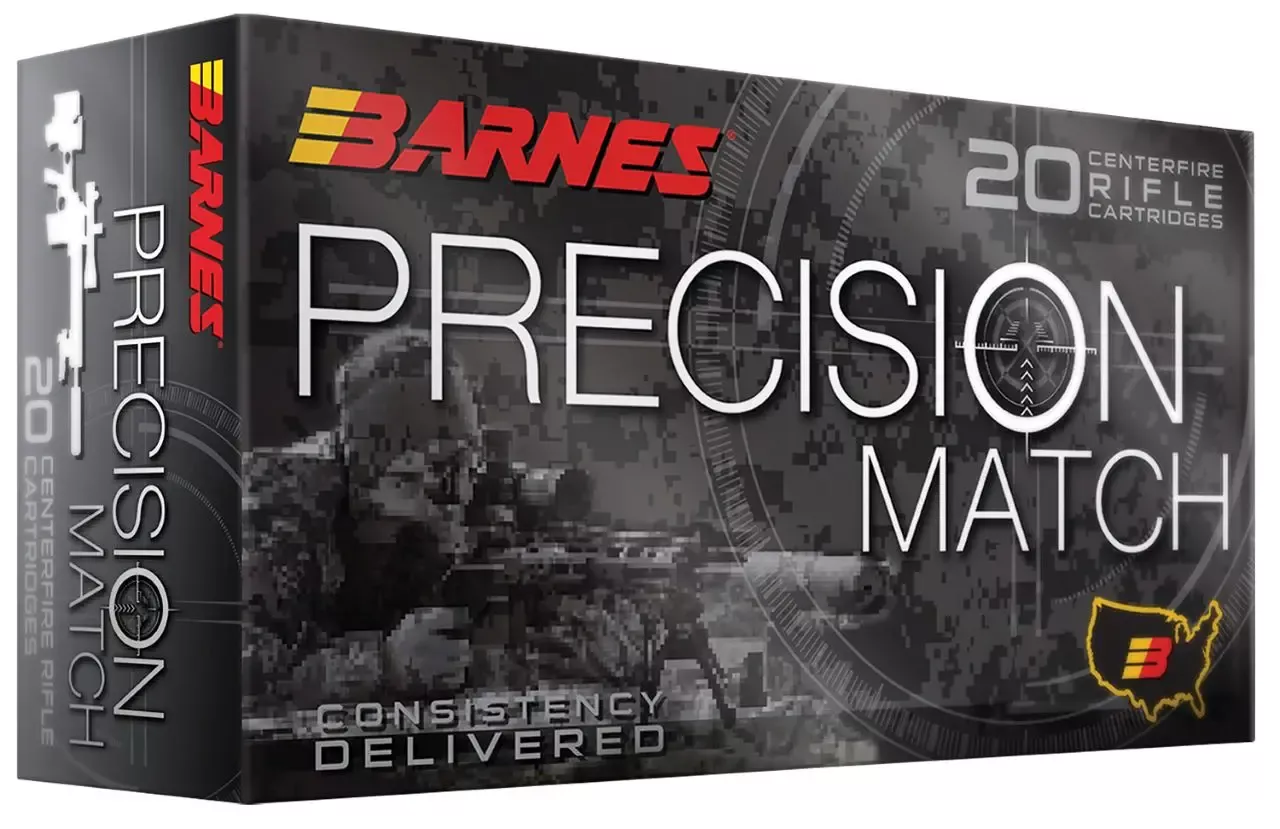 Barnes Bullets Precision Match .223 Remington 77 gr Match Burner OTM BT 20 Rounds 32018