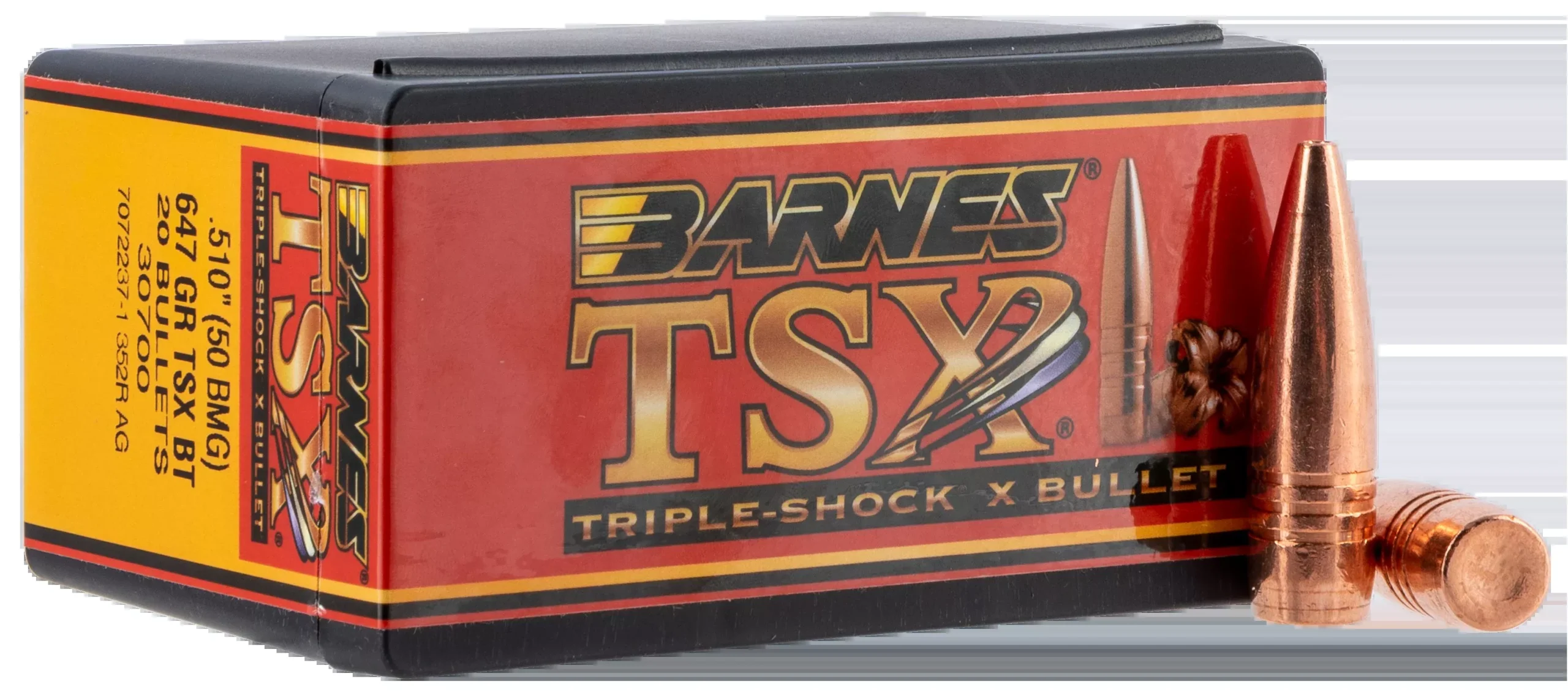 Barnes Bullets Tsx, Brns 30700 .510 647 Tsx Bt 20