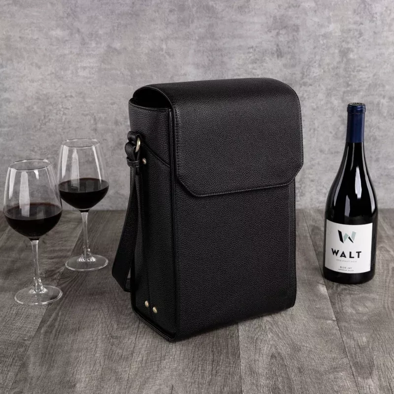 Barossa Two Bottle Leatherette Wine Tote