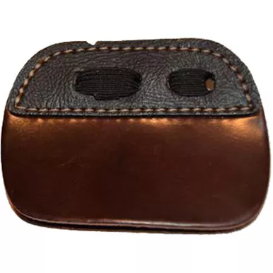 Bateman Stayput 3 Finger Under Cordovan Tab, Suede Back, Brown, Right Hand