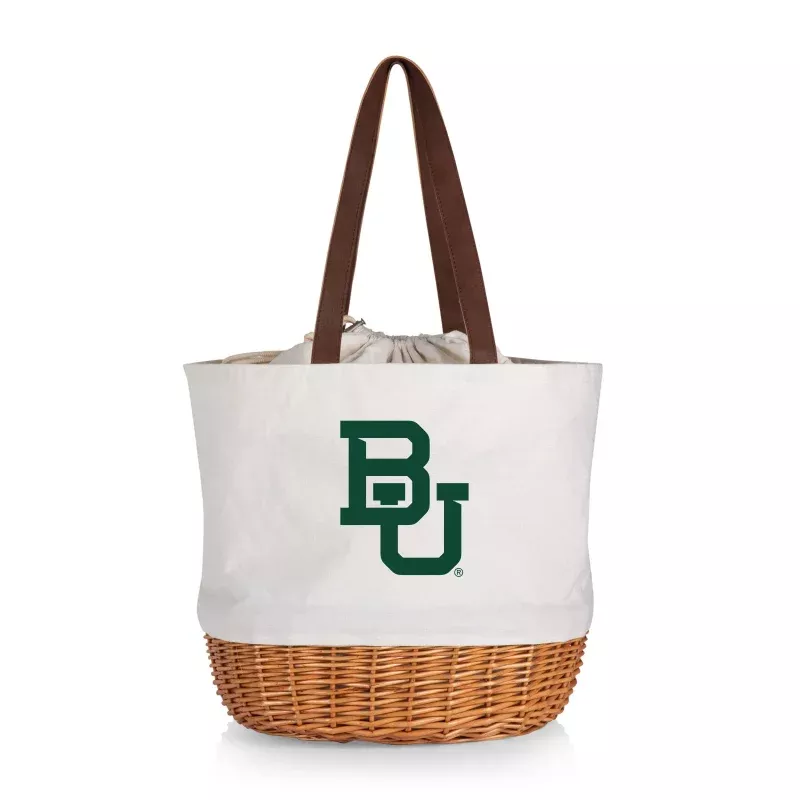 Baylor Bears – Coronado Canvas and Willow Basket Tote