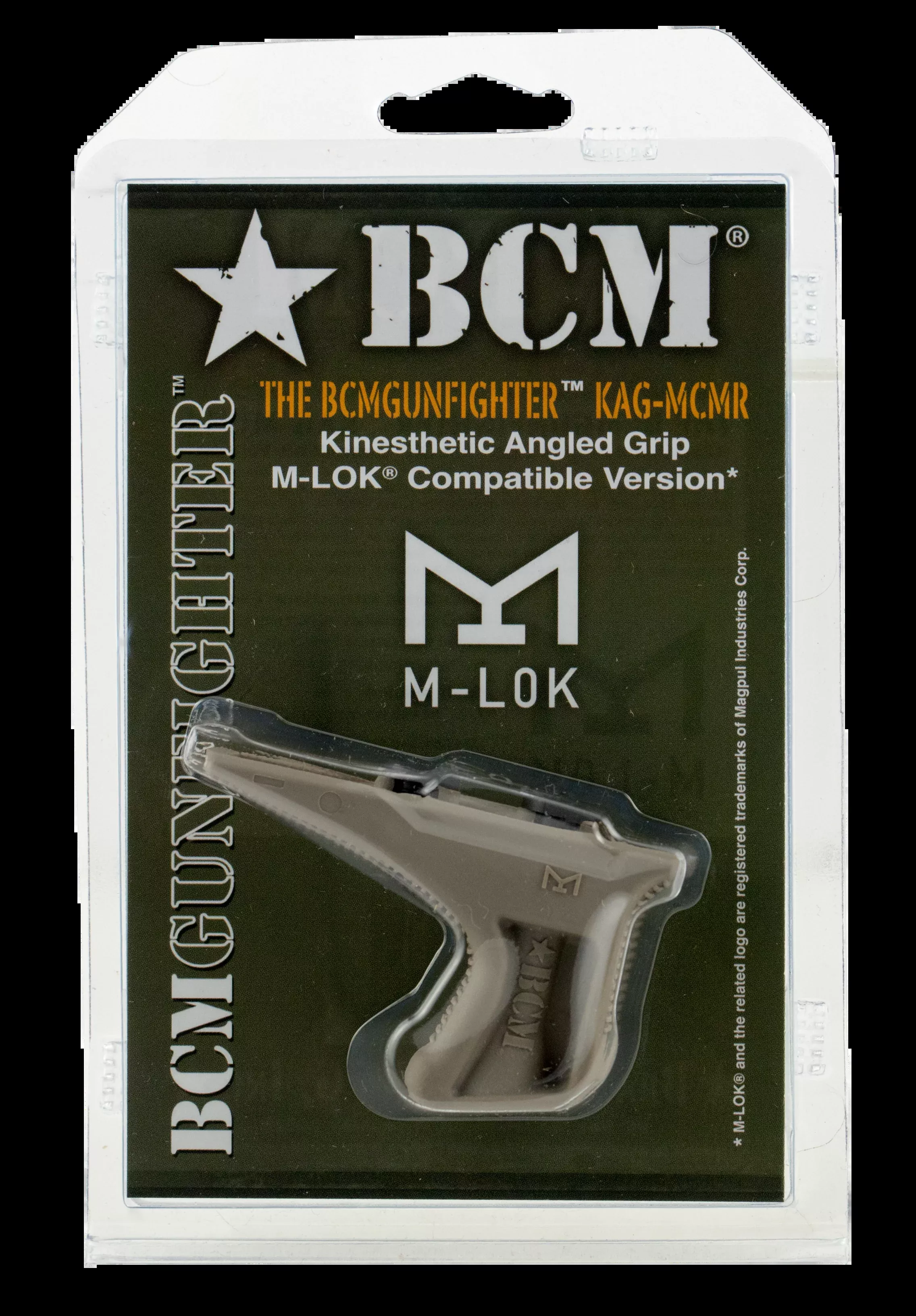 Bcm Angled Grip Fde - Fits M-lok Rails