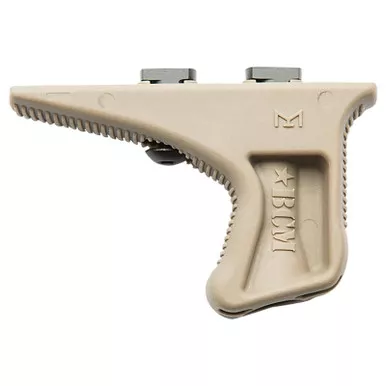 BCM KAGMCMRFDE BCMGunfighter Kinesthetic Angled Grip MOD 3 Made of Polymer With Flat Dark Earth Finish for M-Lok