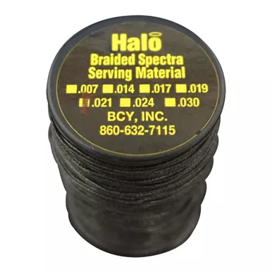 BCY Halo Serving Material, 0.021 Inches, 75 Yards, Black