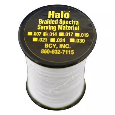 BCY Halo Serving Thread, 0.014 Inches, 120 Yards, White