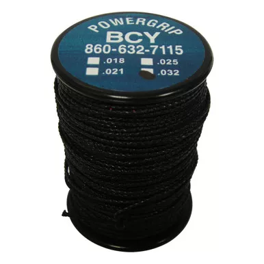 BCY Power Grip Serving String, 0.032 Inches, 40 Yards, Black