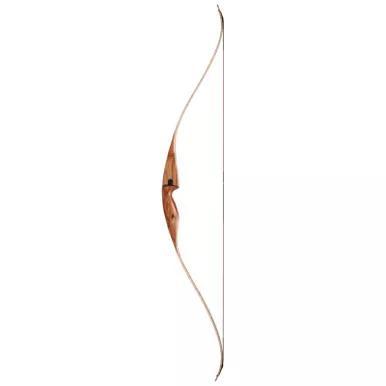 Bear Archery Longbow Grizzly Hunter Canary Wood/Clear Glass RH 50#