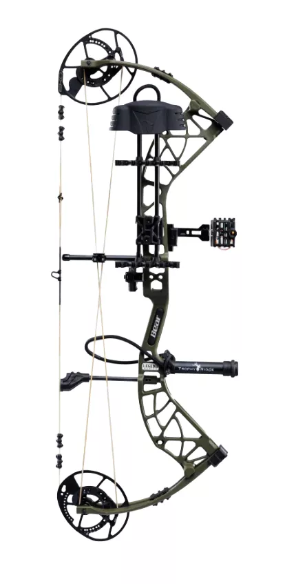 Bear Archery Whitetail INT Compound Bow 70lbs RH Throwback Green AV55A40137R