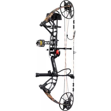 Bear AV54A21037R Cruzer G4 RTH Compound Bow Package, 14-30 Inches, 10-70 lbs, Black/Wildfire, Right Hand