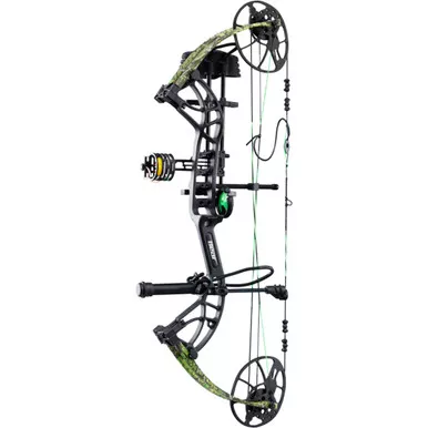 Bear AV54A21047L Cruzer G4 RTH Compound Bow Package, 14-30 Inches, 10-70 lbs, Black/Toxic, Left Hand