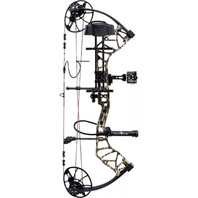 Bear AV54A230B7L Legit MAXX RTH Compound Bow Package, 14-30 Inches, 10-70 lbs, Mossy Oak Bottomlands/Black, Left Hand
