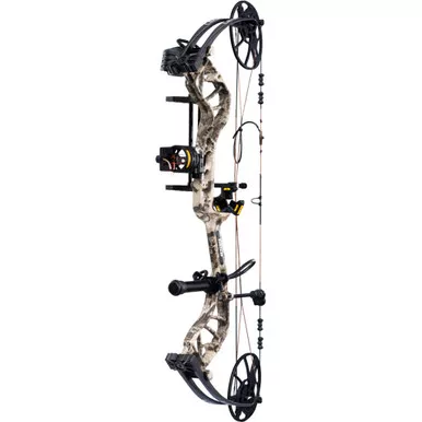 Bear AV54A230W7R Legit MAXX RTH Compound Bow Package, 14-30 Inches, 10-70 lbs, Veil Whitetail/Black, Right Hand