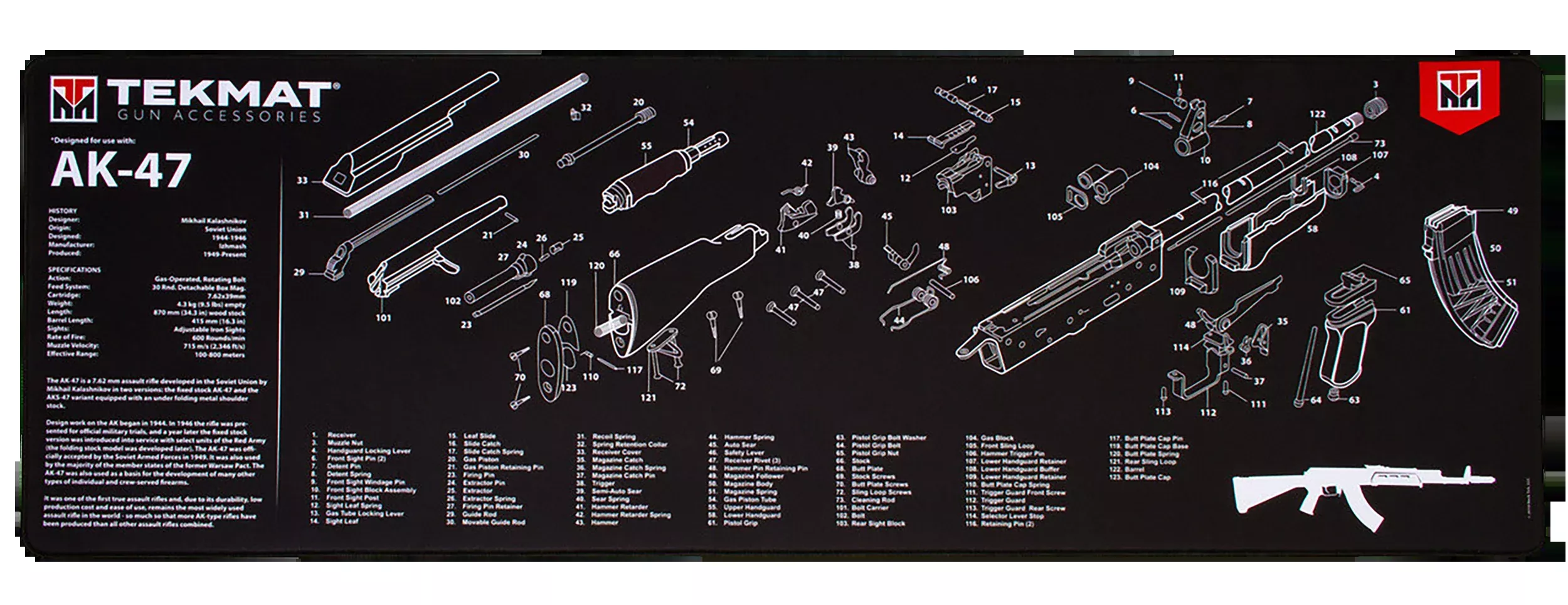 Beck Tek, Llc (tekmat) Ak-47, Tekmat Tekr36ak47Ak47