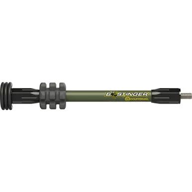 Bee Stinger MHX10OL MicroHex Hunting Stabilizer, 10 Inches, Olive