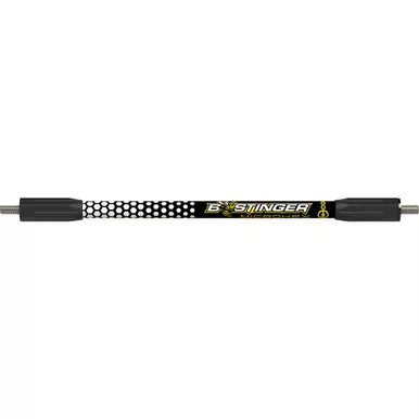 Bee Stinger MHXTARVBV212 MicroHex V-Bar Stabilizer, 12 Inches, Black/White