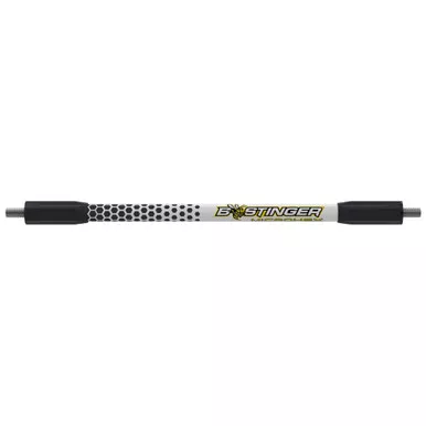 Bee Stinger MHXTARVBV215 MicroHex V-Bar Stabilizer, 15 Inches, Black/White