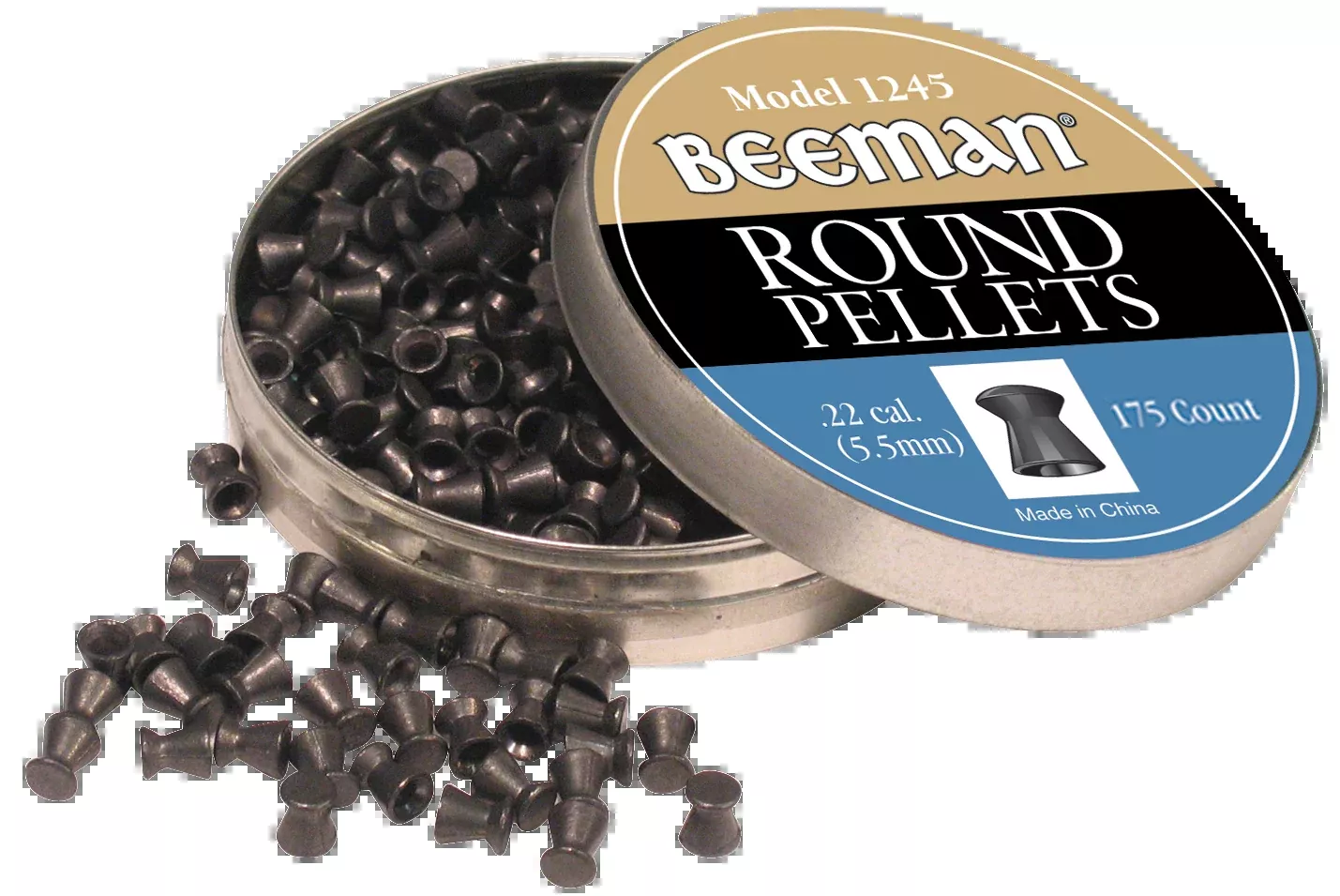 Beeman Pellets .22 Lead Round – Top 15.17gr 175 Pack