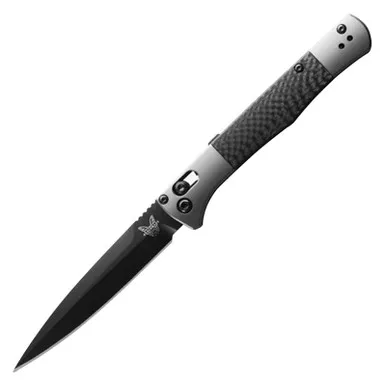 Benchmade Auto Fact Carbon Fiber & Aluminum 3.95" Spear Point