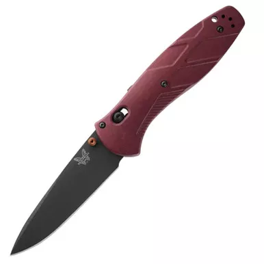 Benchmade Barrage Redstone Folding 3.6" Drop-Point Blade