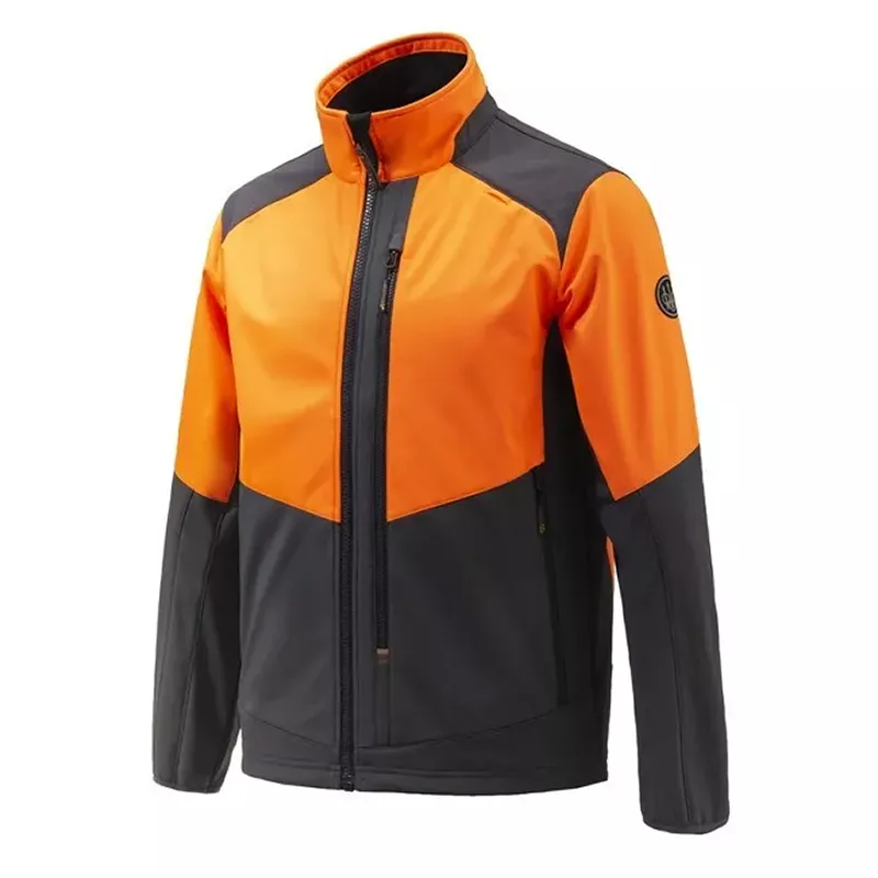 Beretta Butte Softshell Jacket-Ebony-H.V. Orange-2XL