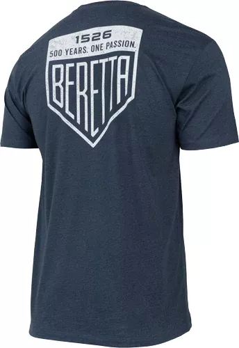 Beretta Legacy T-shirt Back – Logo Large Navy