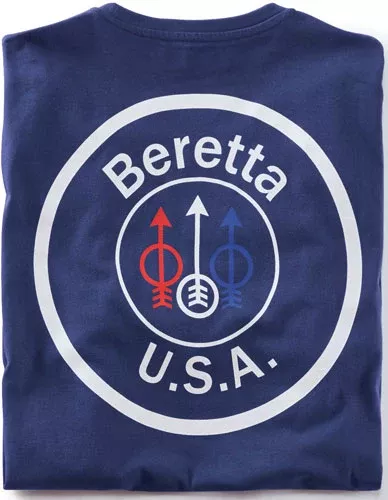 Beretta T-shirt Usa Logo – Large Navy Blue